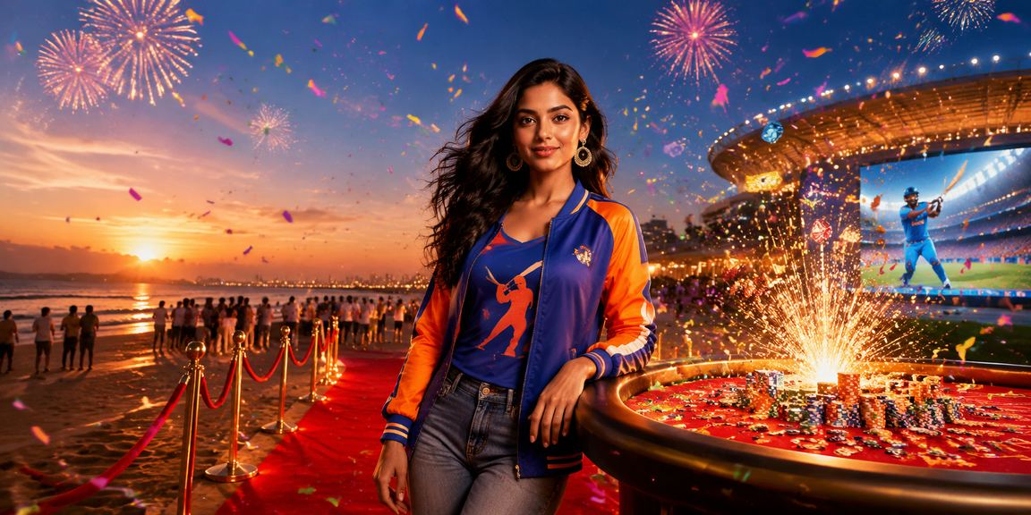 People enjoying mobile casino games including Andar Bahar near Chennai Marina Beach