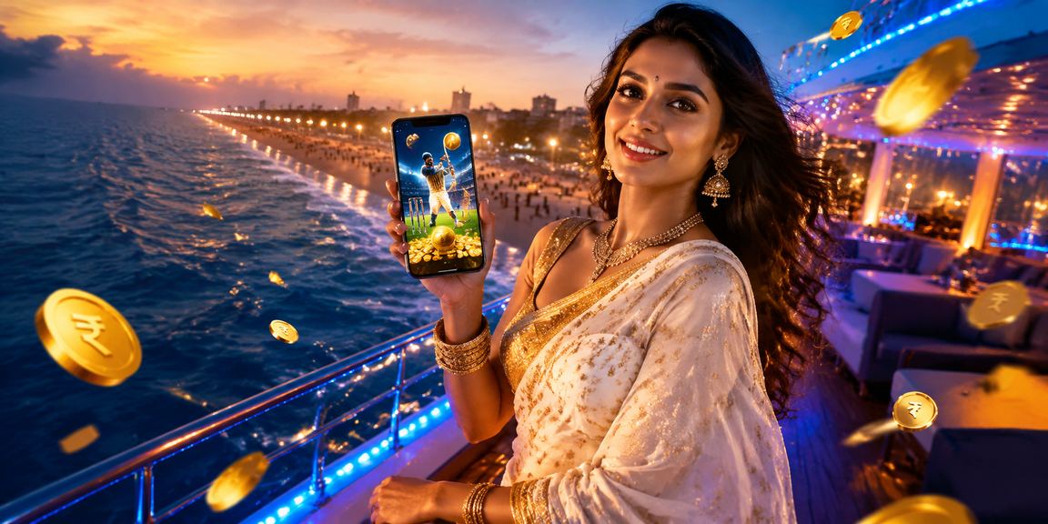 Chennai Marina beach with cricket betting atmosphere