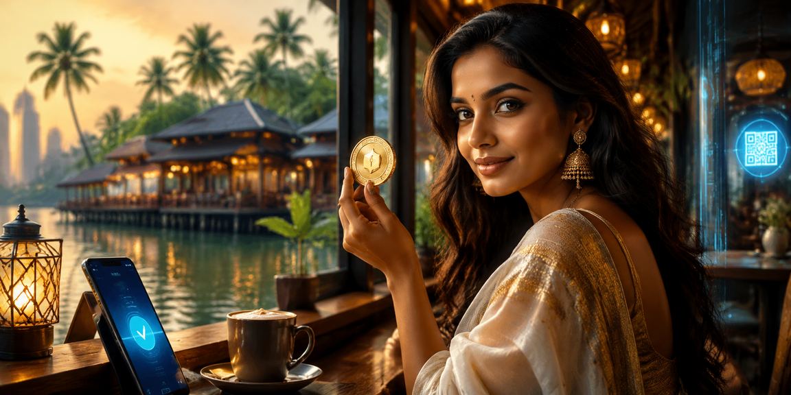 VIP member enjoying smooth mobile payment with UPI in India